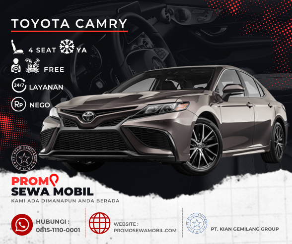 Mobil Rental Promo Sewa Camry