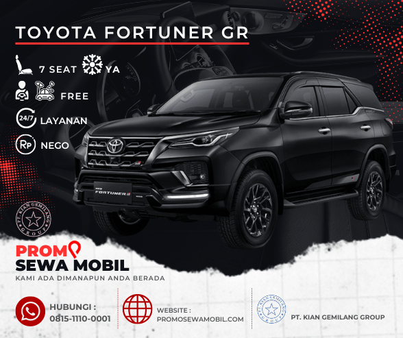 Mobil Rental Promo Sewa Fortuner