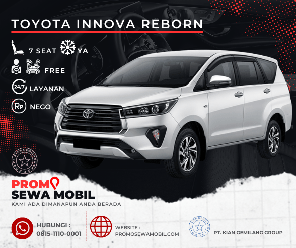 Mobil Rental Promo Sewa Innova Reborn