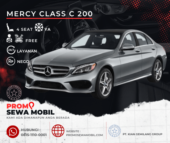 Mobil Rental Promo Sewa Mercy Class C 200